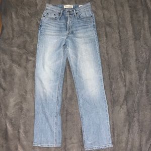 Denim Forum The Arlo High Rise Straight